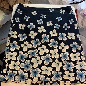 Spring-tastic Ann Taylor floral pencil skirt